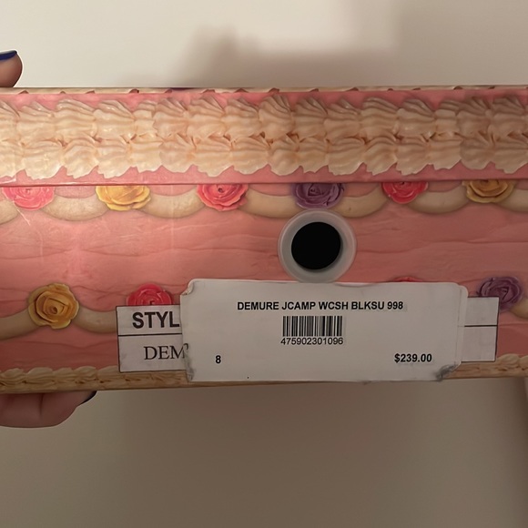 Jeffrey Campbell Black suede lace up short heels - Picture 4 of 4